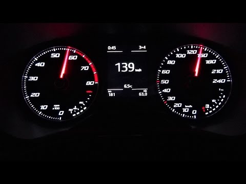 2017 New! SEAT IBIZA 1.0 TSI 115hp [MT] Acceleration Test 0-100 km/h 0-140