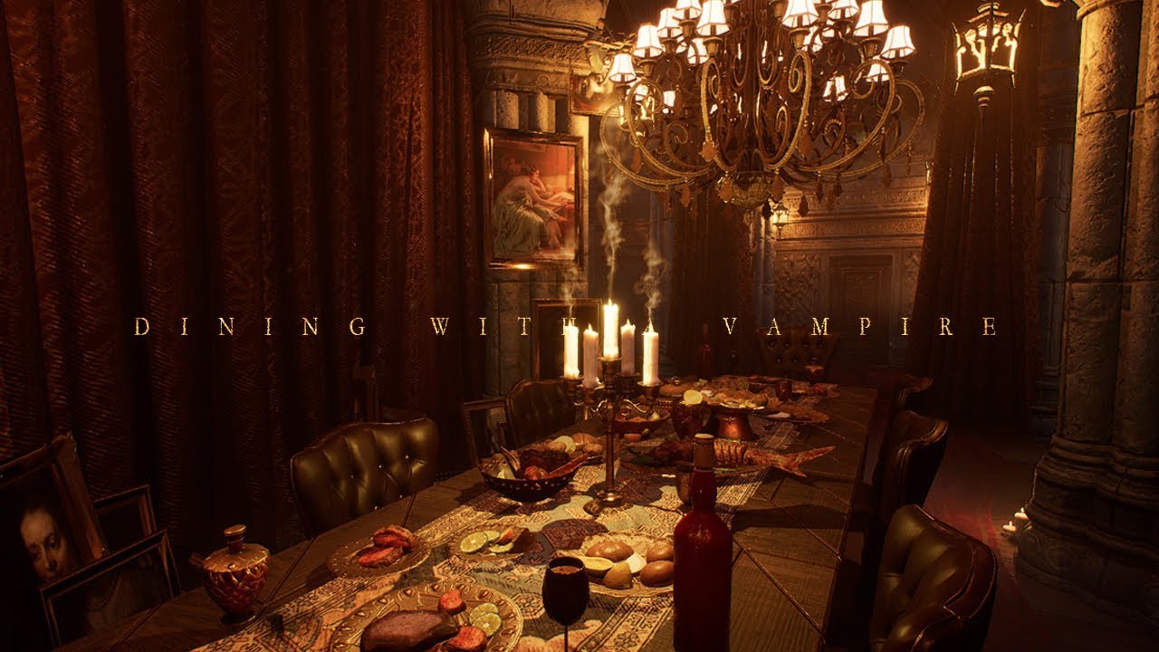 Dining with A Fatal Vampire 🍷🥀  [Immersive Ambience Experience]