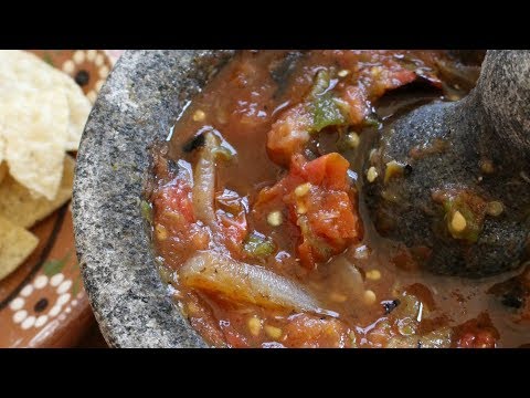 Tomato Molcajete Salsa