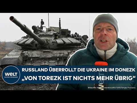 PUTINS KRIEG: "Alles ist zerstört" Russland überrollt die Ukraine im Donezk! Torezk gefallen?
