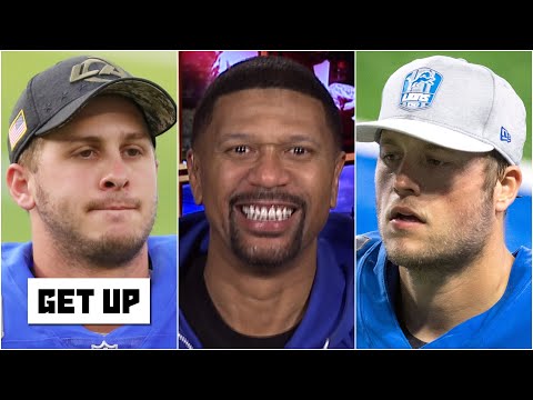 獅子會球迷杰倫-羅斯對馬修-斯塔福德-賈裡德-戈夫的交易作出反應 - 起來吧 (Lions fan Jalen Rose reacts to the Matthew Stafford-Jared Goff trade | Get Up)