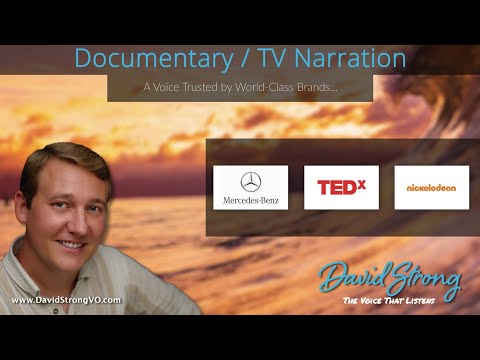 TV NARRATION/DOCUMENTARY VOICE OVER DEMO – DAVID STRONG