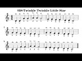 058-Twinkle Twinkle Little Star music sheet