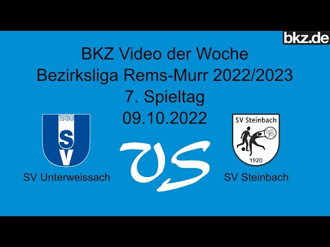 Fußball-Bezirksliga: SV Unterweissach - SV Steinbach