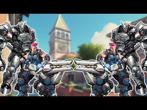 classic zarya reinhardt mirror match - Overwatch