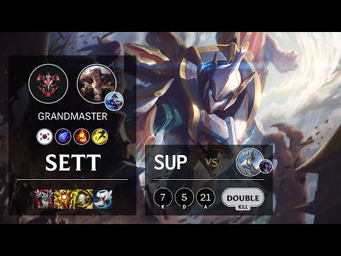 Sett Support vs Galio - KR Grandmaster Patch 10.23