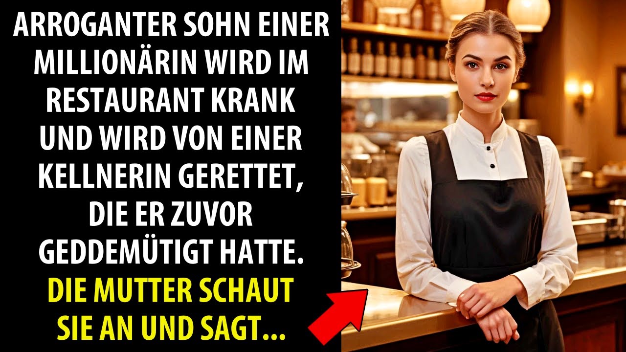 Arroganter Sohn einer Millionärin wird krank und von einer Kellnerin gerettet, die er erniedrigte