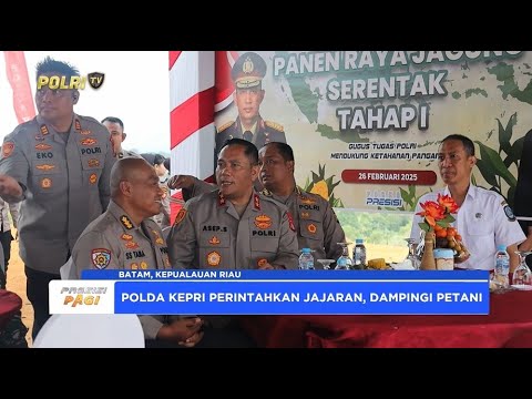 POLDA KEPRI IKUTI PANEN JAGUNG RAYA TAHAP SATU SECARA VIRTUAL