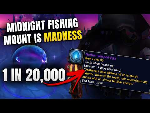 The New Fishing Mount You'll Probably NEVER See and How to Obtain it - Nether-Warped Drake Guide