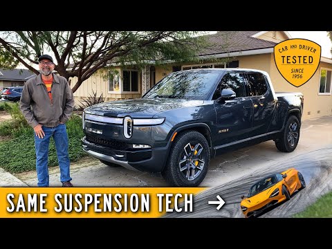The Rivian R1T Shares Suspension Tech with the McLaren 720S | Flex Test and Engineering Deep Dive