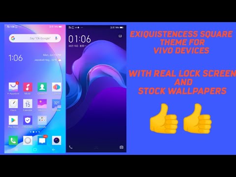 EXIQUISTENCESS SQUARE THEME FOR VIVO DEVICES