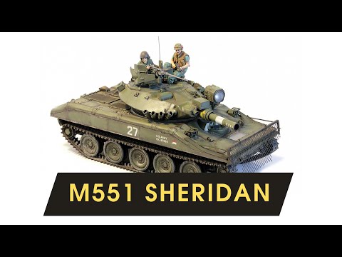 M551 Sheridan | USA light amphibious floating tank | US Airborne forces