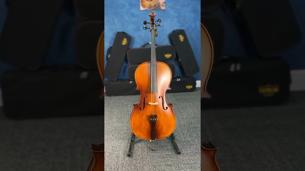 Violoncelo 4/4 Fosco Tampo Abeto Maple Capa Acessórios Tokai