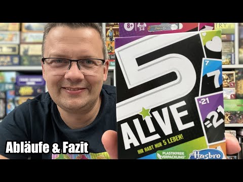 5 Alive (Hasbro) - beliebtes Kartenspiel für Uno Fans ab 8 Jahren