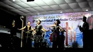 Borneo Etnic Traditional Dance 9th South East Asia Union Mission Pathfinder Camporee
