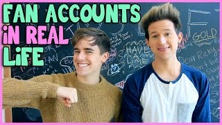 FAN ACCOUNTS IN REAL LIFE 2 (w/ CONNOR FRANTA)
