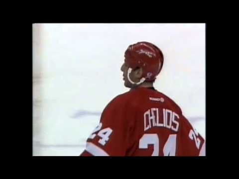 Chris Chelios Goal @ Vancouver (Game 4 2002 Playoffs)