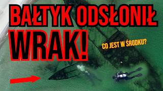 Bałtyk odsłonił ogromny wrak! Nurkujemy!