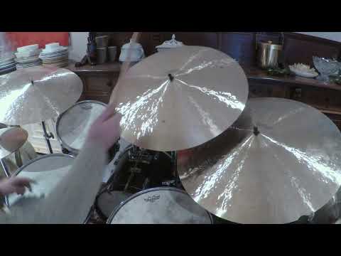 22" 2290g thin jazz ride,turk bottom - BOURGIS HANDMADE CYMBALS