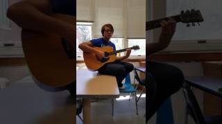 Hey there Delilah acoustic cover by Zachary Brewster.