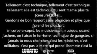 Vrai Lyrics Paroles BOOBA- SI TU SAVAIS Feat 92.i ALBUM LUNATIC 2010