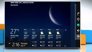 preview picture of video 'Allow or Deny Location Access in the Windows® 8 Weather App'