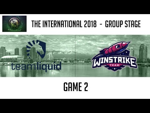 Team Liquid vs Winstrike (Game 2) | The International 2018: Group Stage