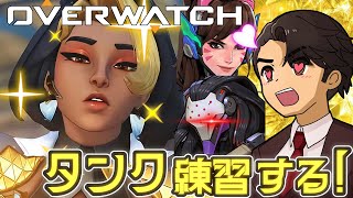 【OW】 これからタンク頑張ります！色々調べながらやる！