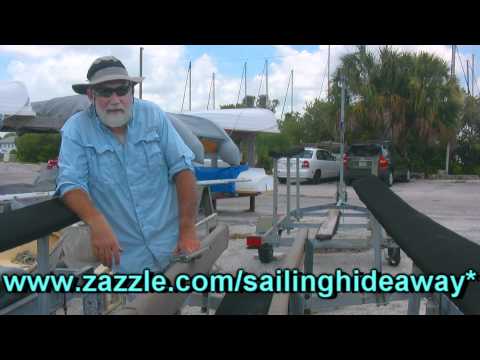 Boat Trailer Carpet Replacement-The Real Story -  Sailing Hideaway Com Pac 23