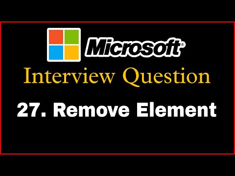 Remove Element Leetcode 27 Java Shafayet