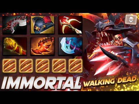 Lifestealer Immortal Walking Dead - Dota 2 Pro Gameplay [Watch & Learn]