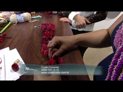 Mulher.com 10/06/2013 Noemi Fonseca - Cachecol e gola Parte 1/2