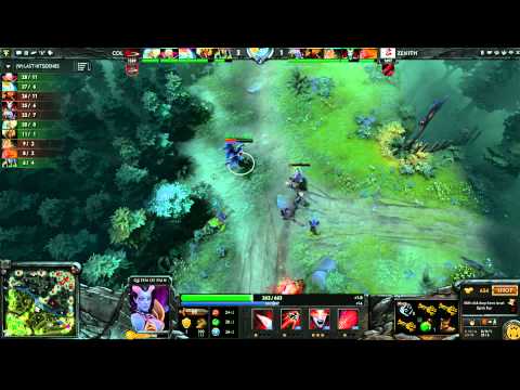 coL vs Zenith - Game 1, Winner Bracket Quarter Finals - The International - English Commentary