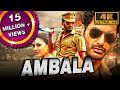 Ambala 4K ULTRA HD South Blockbuster Action Comedy Movie Vishal Hansika Motwani