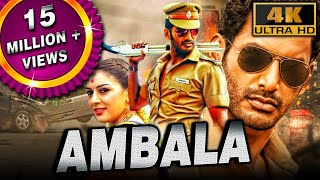 Ambala (4K ULTRA HD) - South Blockbuster Action Comedy Movie | Vishal, Hansika Motwani