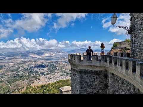 Walking in Erice, Sicily, Italy [4K]