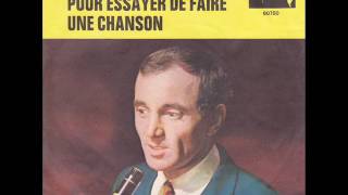 Charles AZNAVOUR - Pour essayer de faire une chanson [cover by BARON ZEMO]