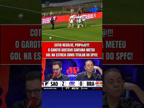 O SÃO PAULO TEM UM NOVO CAMISA 9??? O GAROTO GUSTAVO SANTANA FEZ GOL NA ESTREIA COMO TITULAR!