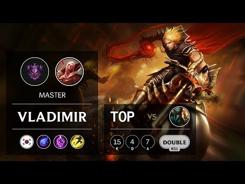 Vladimir Top vs Gangplank - KR Master Patch 9.22