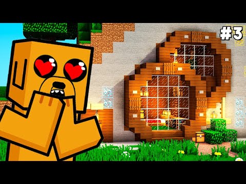 WE BUILD a HOUSE on the MOUNTAIN in Minecraft HARDCORE!  😍💀Permadeath #3.5