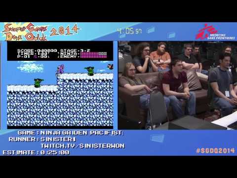 Ninja Gaiden by sinister1 in 18:30 - SGDQ2014 - Part 132