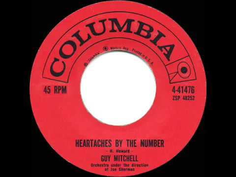 1959 HITS ARCHIVE  Heartaches By The Number   Guy Mitchell single version a #1 record