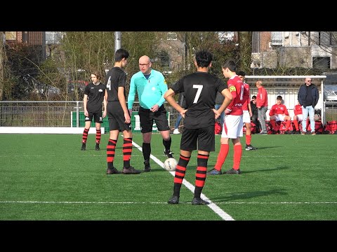Voor aanvang DOVO JO16-1 -  AFC Quick 1890 JO16-1.