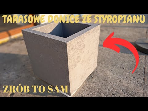 , title : 'Jak zrobić tarasową donicę ze styropianu. Termo donica. Beton architektoniczny.'
