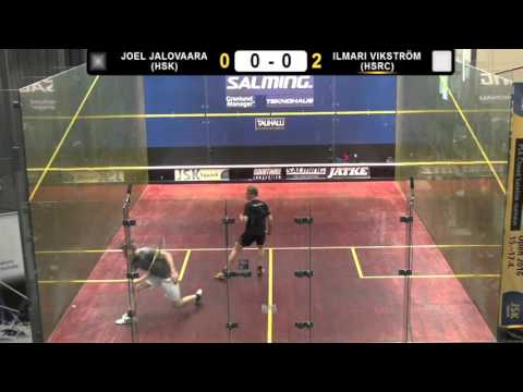 Salming Squash Open Ilmari Vikstrom HSRC - Joel Jalovaara HSK