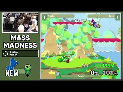 Mass Madness 37 SSBM - Thalia (Fox) vs. Guex (Yoshi) - Melee WR3