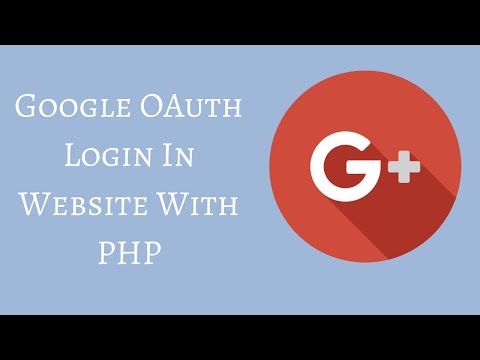 How to Add Google OAuth Login in Website with PHP