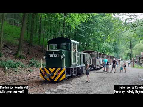 Traveling on the Lillafüred Forest Train between Garadna and Lillafüred section 2020-08-15 (FHD)