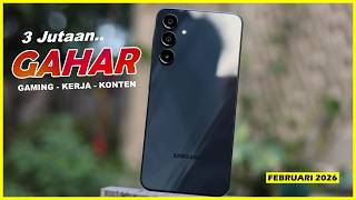 FEBRUARI 2026! 10 Rekomendasi HP 3 JUTAAN TERBAIK – Kamera Jernih, Gahar Buat Gaming
