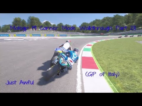 Motogp 19 Career Mode Walkthrough Part 28 - Just Awful (GP of Italy)